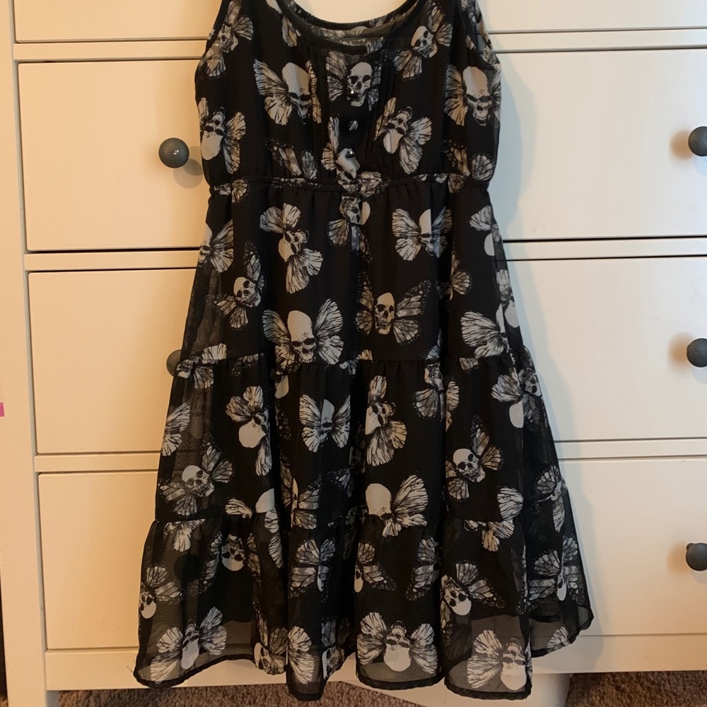 Hot topic skull butterfly dress